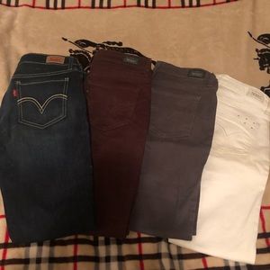 Levi’s 535 Leggings! 4 Piece Lot! Size 5